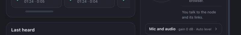 The top bar of the dashboard for N0CALL, node 2100. Below it, the module bar has 2100 (AllStar) with a pink outline, then 2101 (AllStar) with a green dot, then ysf-club (YSF), then All nodes.